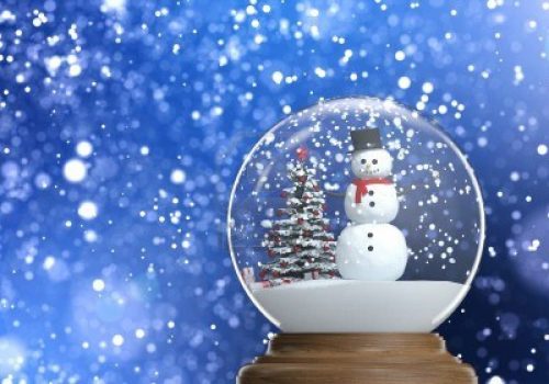 15558250-snowglobe-with-snowman-and-christmas-tree-inside-on-a-blue-snowy-defocused-background-copy-space