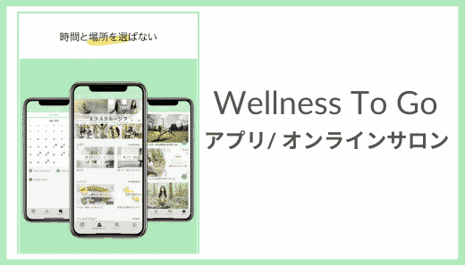 wellness to go アプリ