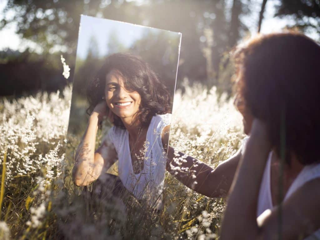 smiling women