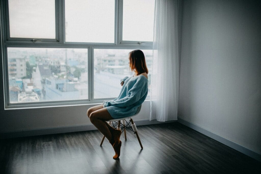 女性 一人